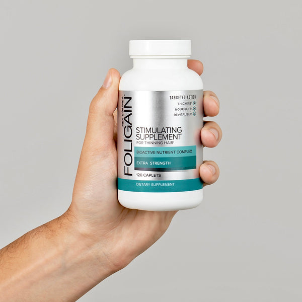 FOLIGAIN Stimulating Supplement For Thinning Hair 120 Caplets - FOLIGAIN EUROPE